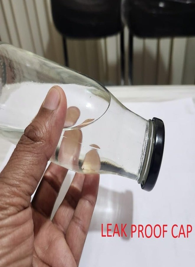 Pure Source India Metal Lug Cap Lid for Glass jar and Milk Bottles, Rust Free, Airtight, Food Grade Caps - 12 Pieces, 42 mm, Black - Image 4